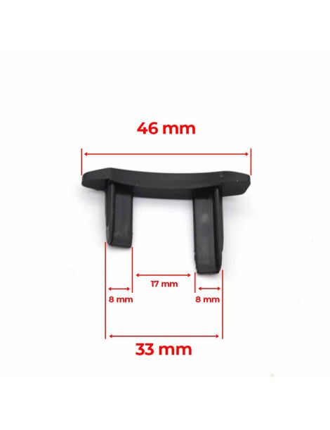 lot 10 paires de bouchons de Lame 40mm de Volet Roulant PVC