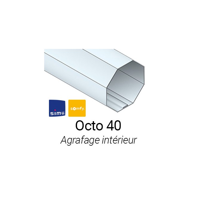 adaptations moteur simu-Somfy Ø40 - Tube octogonal 40