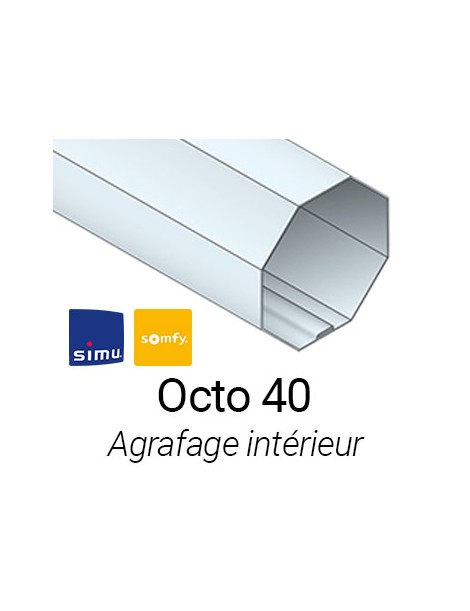 adaptations moteur simu-Somfy Ø40 - Tube octogonal 40