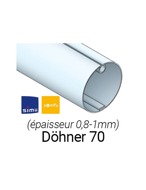 Adaptations moteur simu-Somfy Ø50 - Tube Döhner Ø70 x 1mm