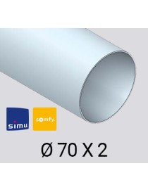 Adaptations moteur simu Ø50 - Tube Rond Ø70 x 2mm