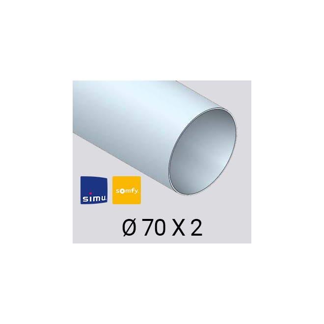 Adaptations moteur simu Ø50 - Tube Rond Ø70 x 2mm Adaptations moteur simu Ø50 - Tube Rond Ø70 x 2mm