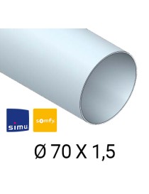 Adaptations moteur simu-Somfy Ø50 - Tube Rond Ø70 x 1,5mm