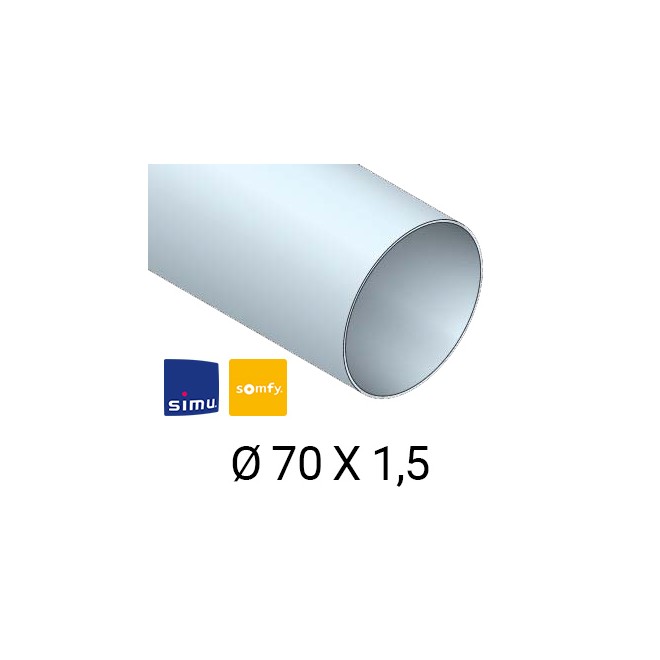 Adaptations moteur simu-Somfy Ø50 - Tube Rond Ø70 x 1,5mm Adaptations moteur simu-Somfy Ø50 - Tube Rond Ø70 x 1,5mm