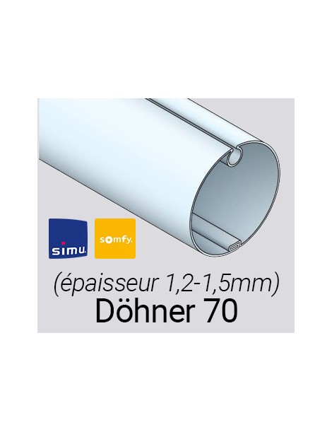 Adaptations moteur simu-Somfy Ø50 - Tube Döhner Ø70 x 1,5