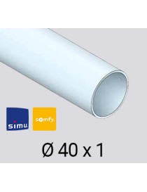 roue moteur Somfy LS40 / Simu T3.5 - Tube rond 40mm x 1mm