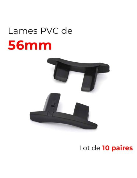 lot 10 paires de bouchons de Lame 56mm de Volet Roulant PVC