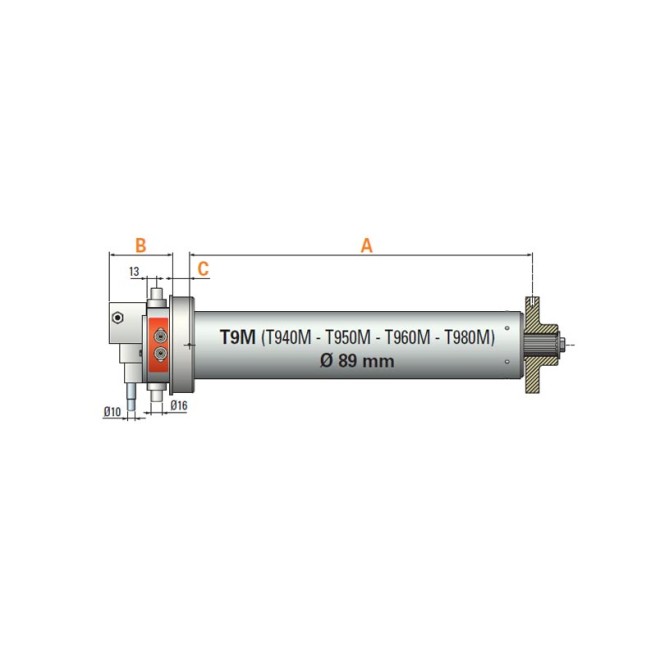 Moteur T 960 M Simu triphasé 600Nm