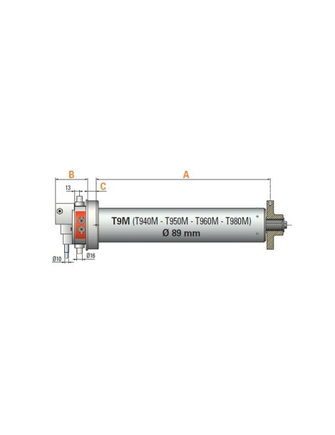 Moteur T 960 M Simu triphasé 600Nm