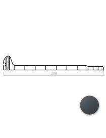 Sous face PVC Gris anthracite 200mm recoupable - longueur 119,5cm