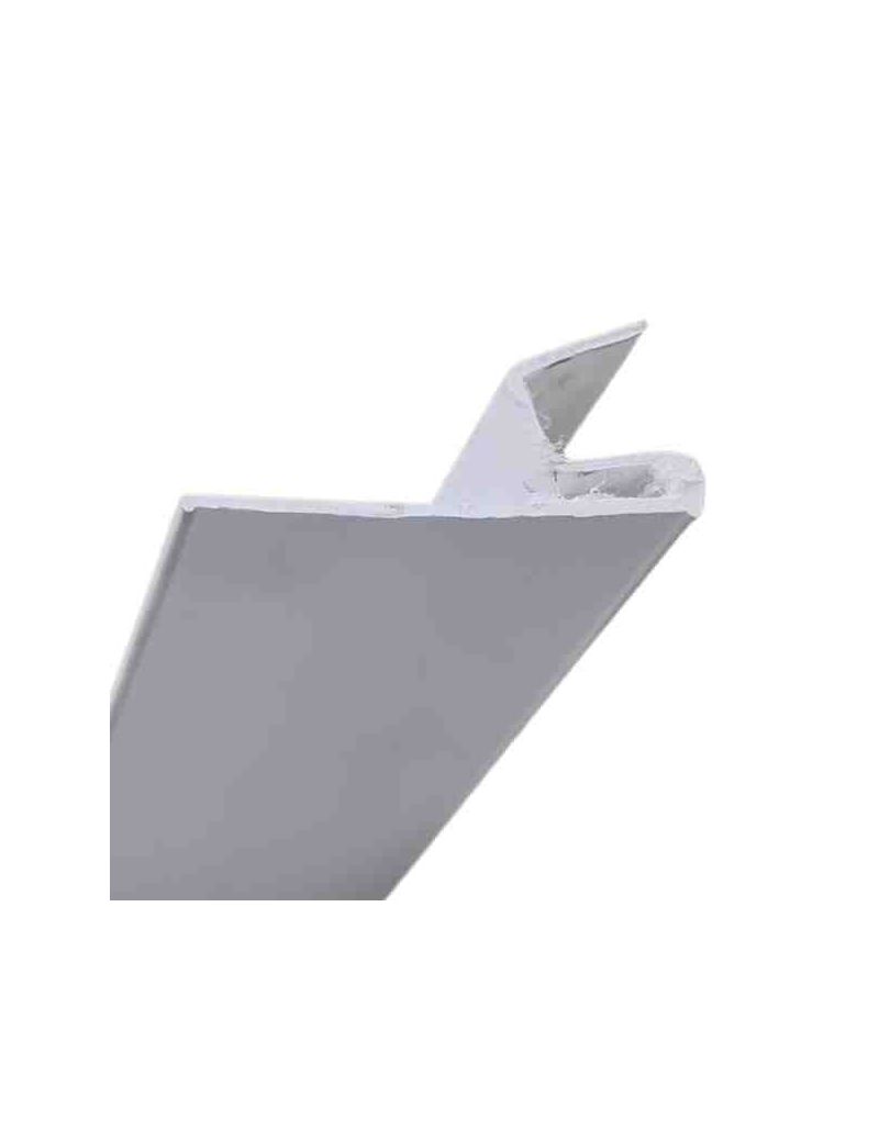 Sous face PVC Blanc 40mm/10mm - longueur 200cm