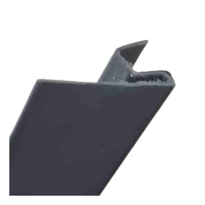 Habillage Sous face PVC Gris anthracite 40mm/10mm - longueur 119,5cm