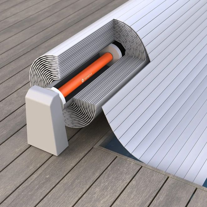 Moteur Sirem C-80 couverture hors sol volet de piscine