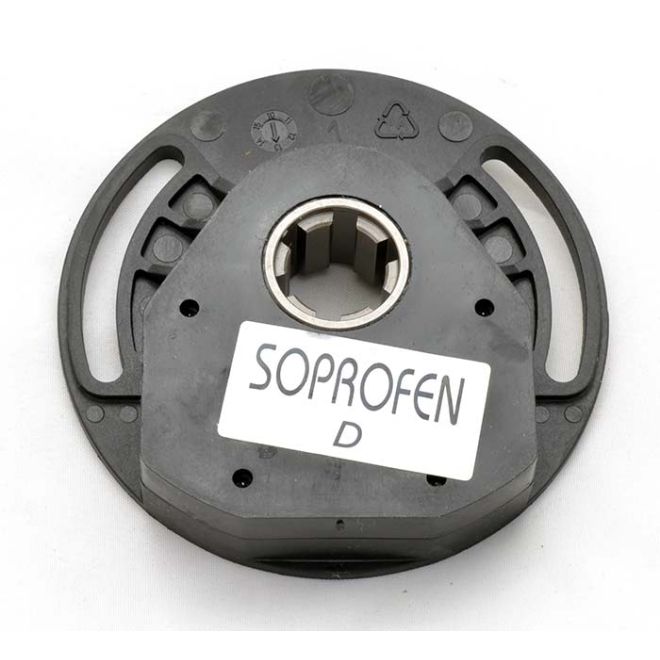 Treuil Soprofen Noir - carré de 6mm - chrono VX18/22