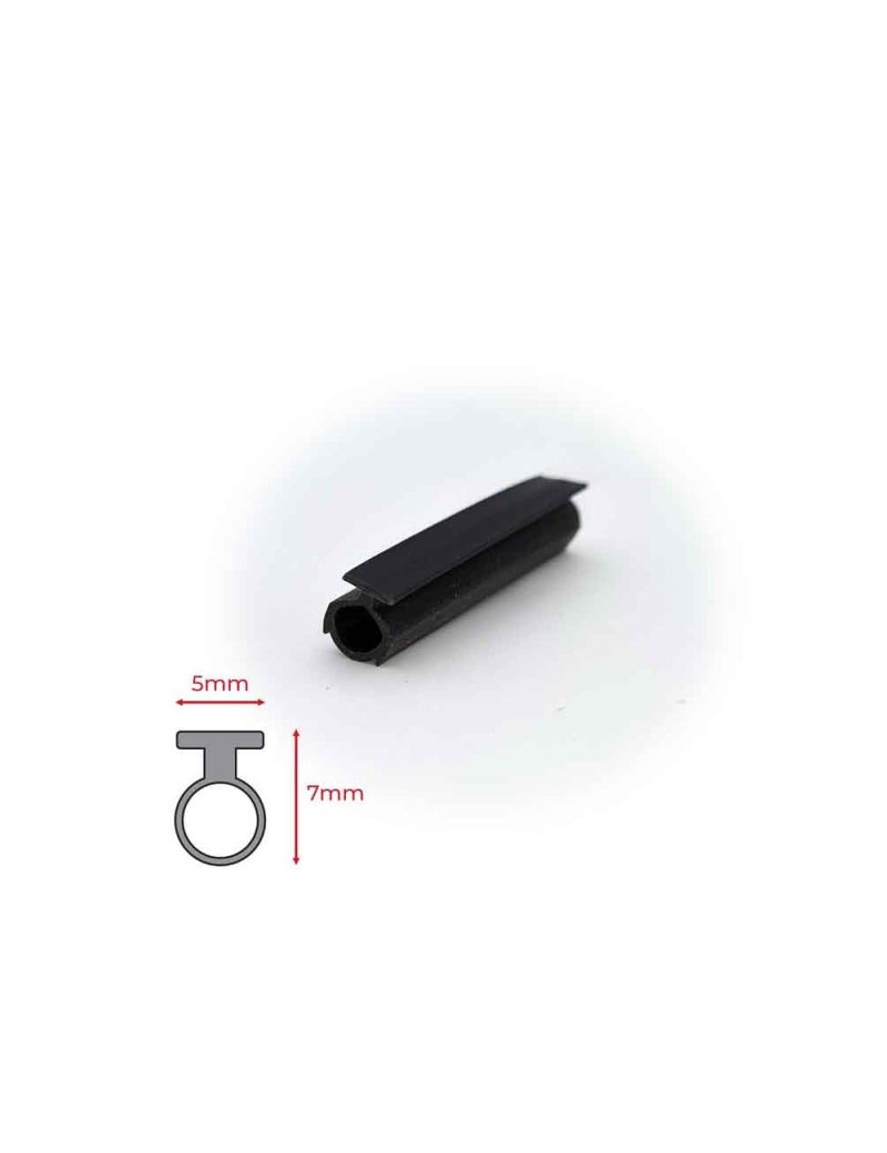 Echantillon 10cm Joint Néoprène pour lame finale 5x7mm