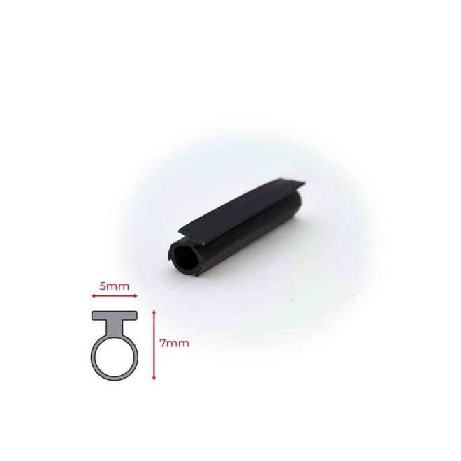 Echantillon 10cm Joint Néoprène pour lame finale 5x7mm