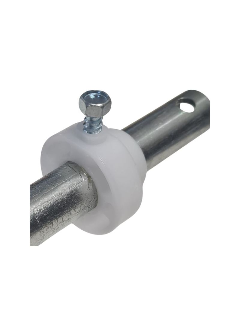Etrier/Bague PVC tandem télescopique tube Ø16mm