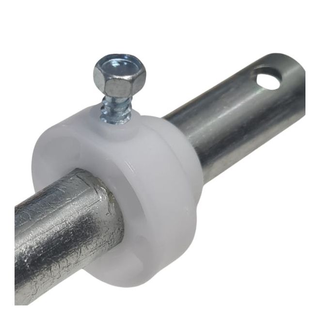 Etrier/Bague PVC tandem télescopique tube Ø16mm