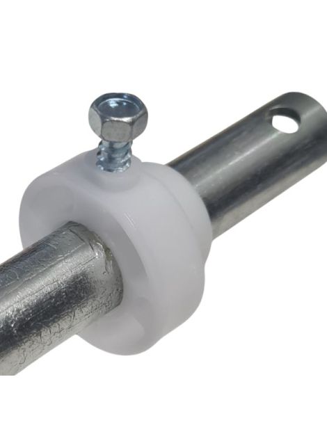 Etrier/Bague PVC tandem télescopique tube Ø16mm