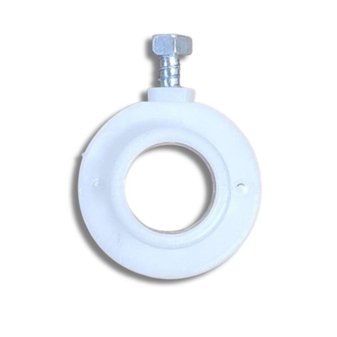 Etrier/Bague PVC tandem télescopique tube Ø16mm