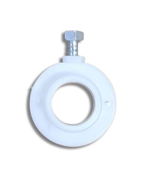 Etrier/Bague PVC tandem télescopique tube Ø16mm