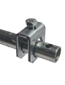 Etrier/Bague Acier tandem télescopique tube Ø16mm