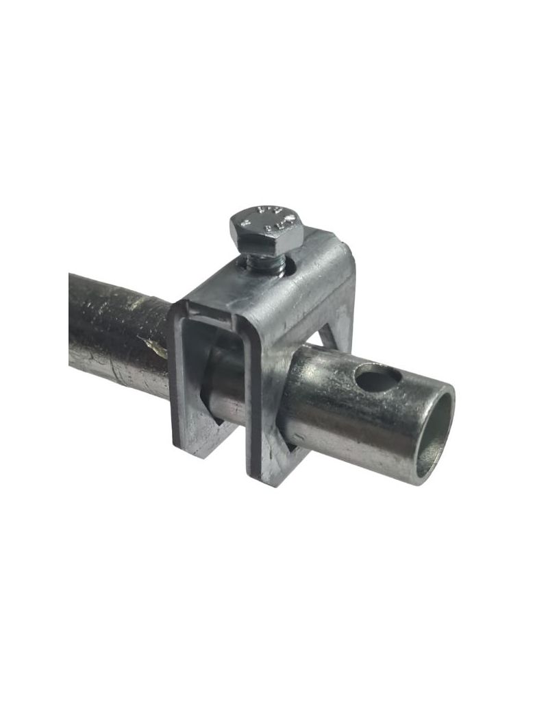 Etrier/Bague Acier tandem télescopique tube Ø16mm