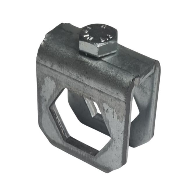 Etrier/Bague Acier tandem télescopique tube Ø16mm