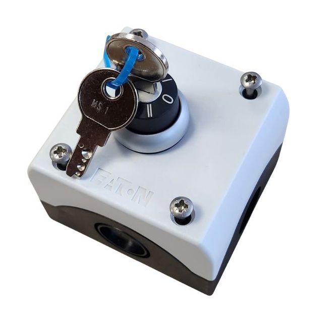 Contact à clé pour piscine applique instable EATON 24V