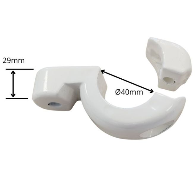 Griffe pour store banne Ø40