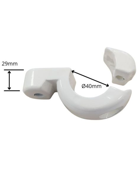 Griffe pour store banne Ø40