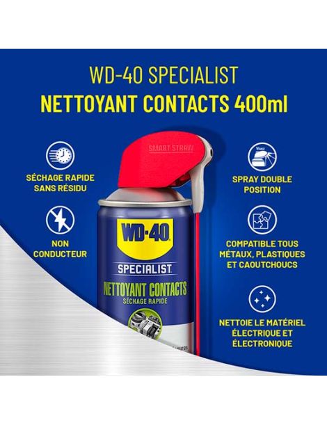 WD-40 Spécialiste Nettoyant Contacts 400ml
