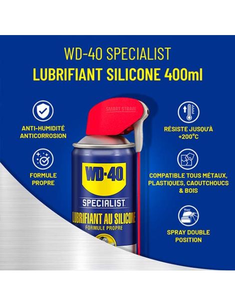 WD-40 Spécialiste Spray Silicone 400ml