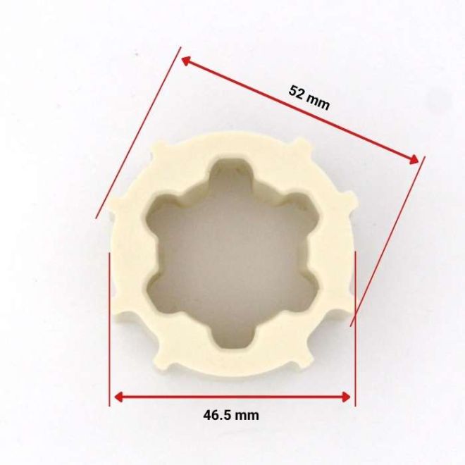 Adaptateurs moteur Faac TM2 Ø45 - tube ZF54  côtes Adaptateurs moteur Faac TM2 Ø45 - tube ZF54  côtes