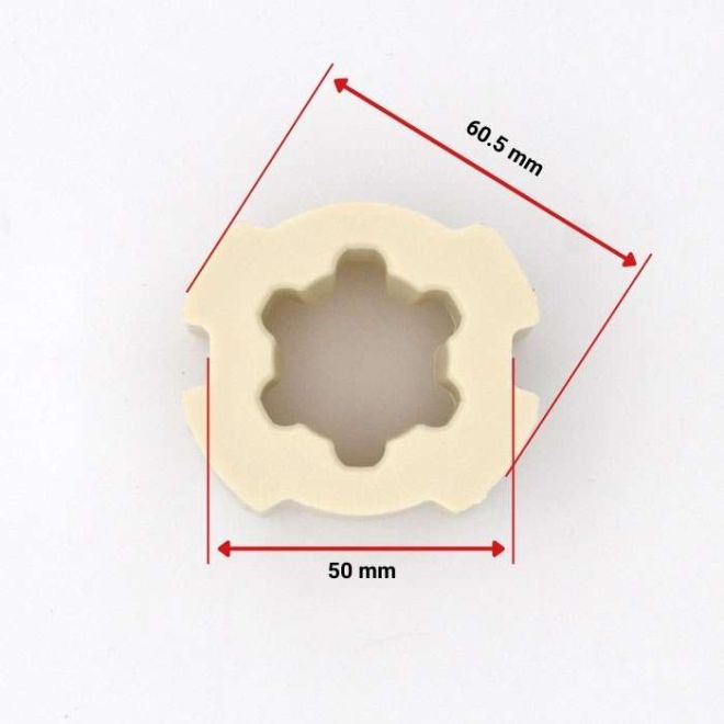 Adaptateurs moteur Faac TM2 Ø45 - tube ZF64 côtes Adaptateurs moteur Faac TM2 Ø45 - tube ZF64 côtes