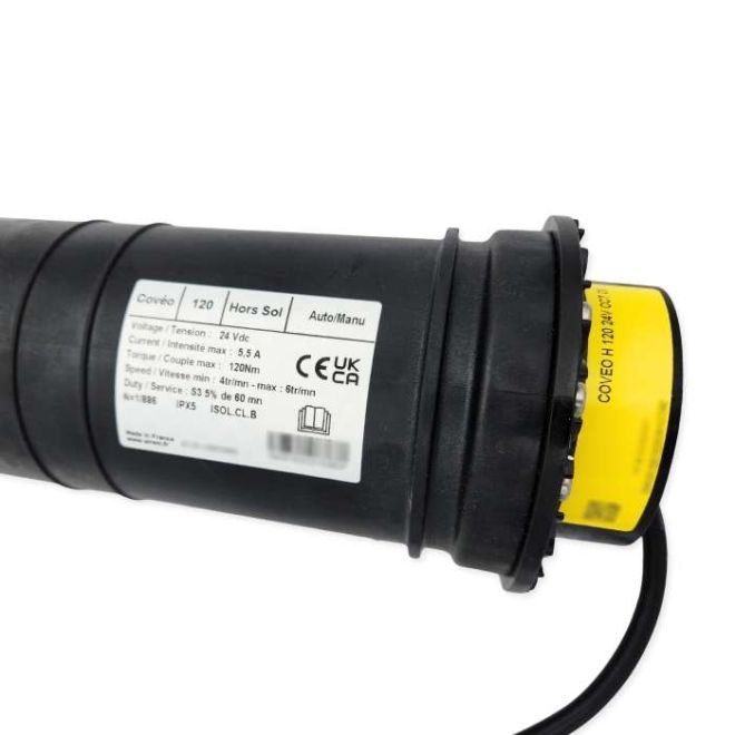 Moteur Sirem COVEO 200 AFC hors-sol pour volet de piscine