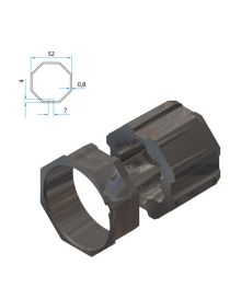 Adaptateurs moteur CherubiniØ45 - tube octo 52