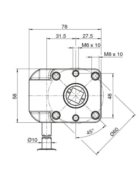 Treuil Carré 13 Geiger 418F001 schéma