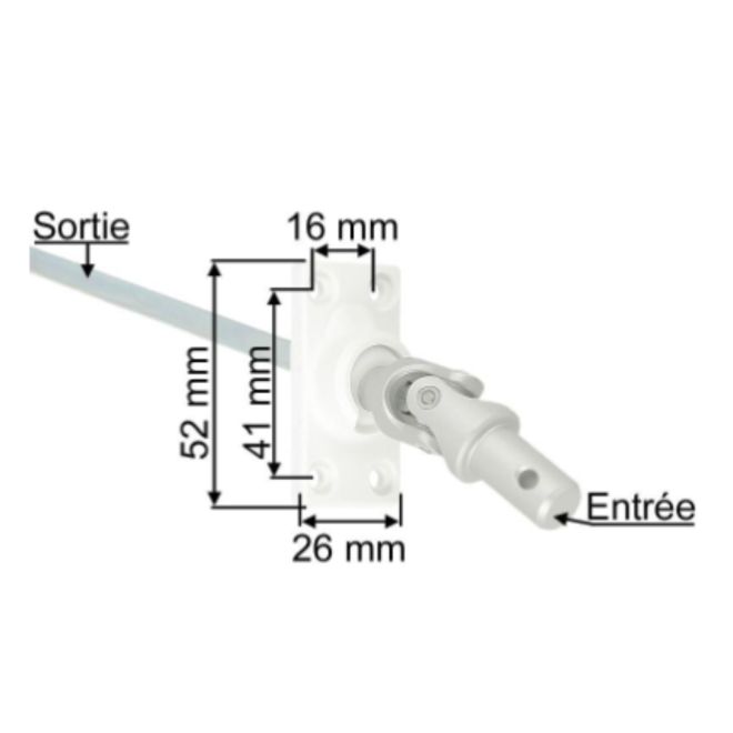 Sortie de caisson 818F264504 mesure