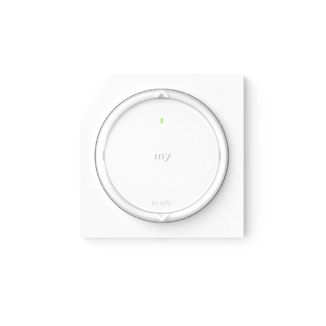 Emetteur Somfy AMY iO avec cadre Blanc