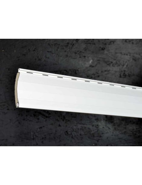 Lame 43mm Aluminium Blanc 115cm de long face