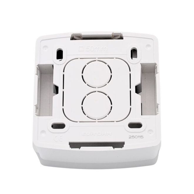 Boîtier applique pour interrupteur Nice vue basse