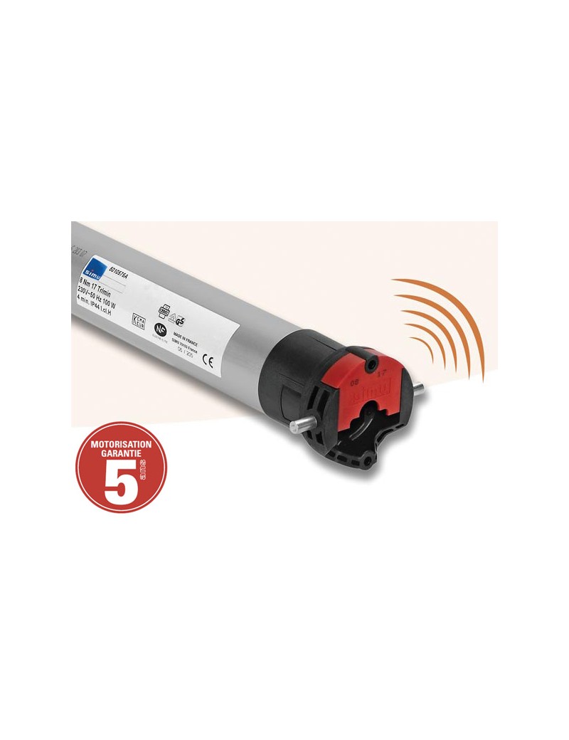 Moteur Simu T5 E Hz Radio Ø50 - 50 Nm