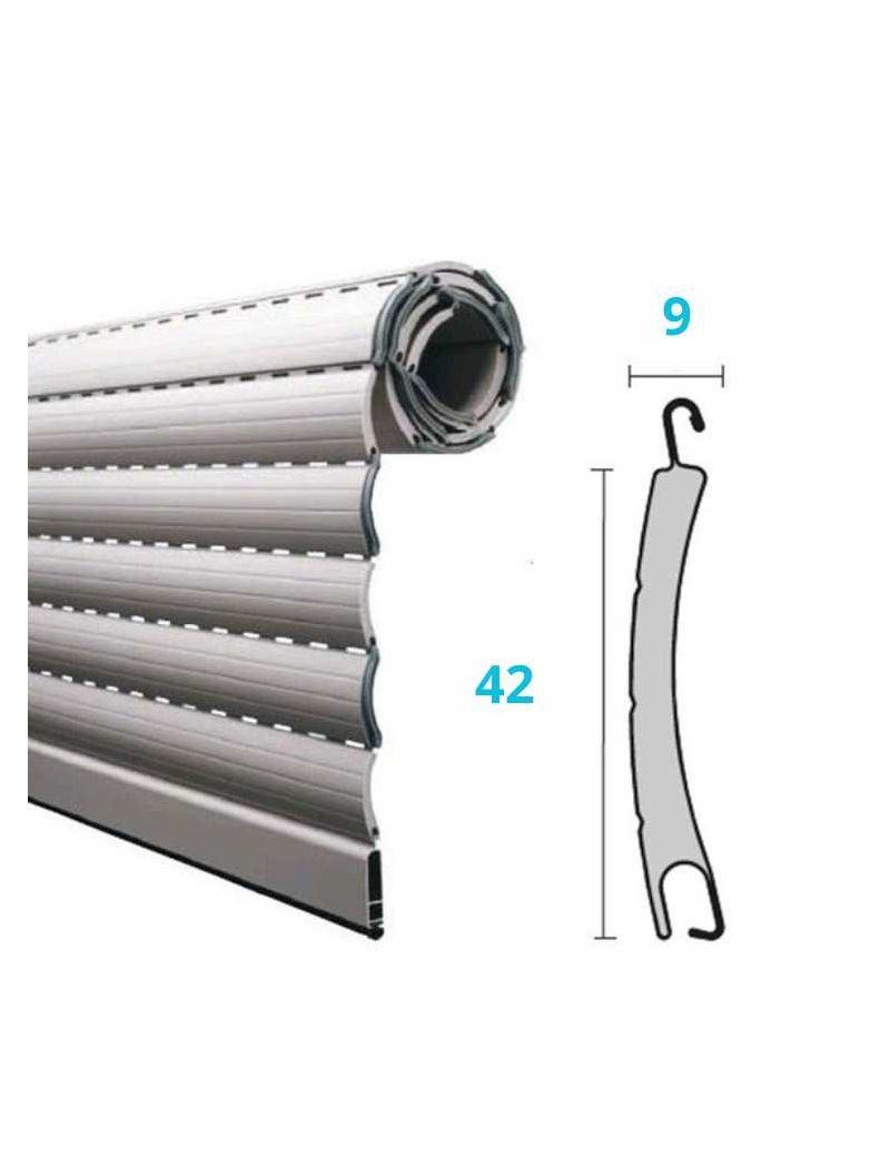 Tablier Aluminium petites lames 42mm x 9mm