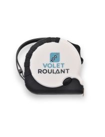 Mètre 3m Enroulable face