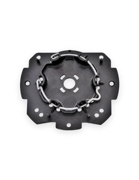 Support moteur Somfy Aluréno + anneau monté vue haute