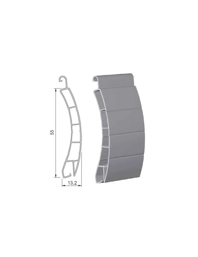 Lame 55mm PVC 190cm de long