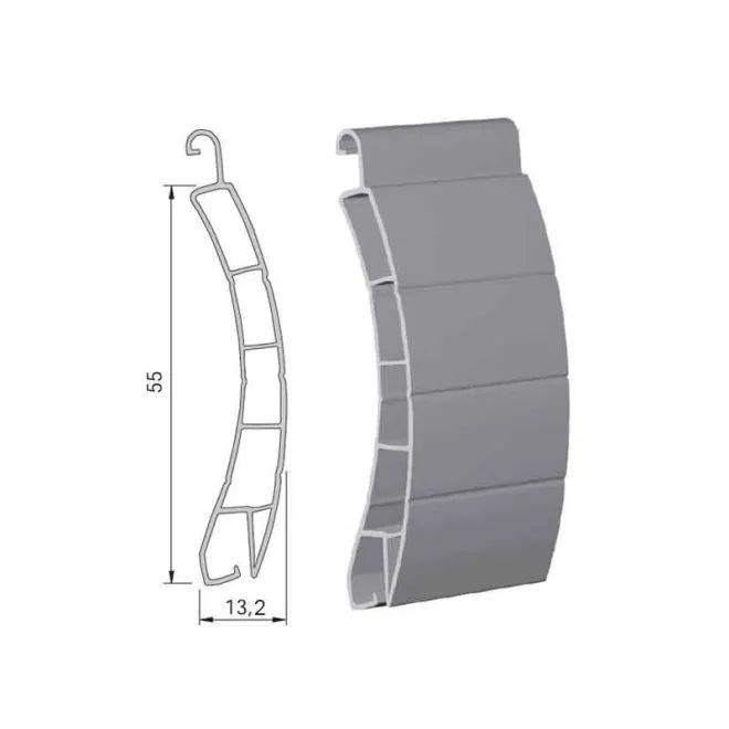 Lame 55mm PVC 190cm de long