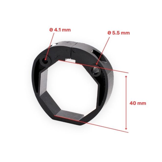 Bague verrou pour tube Octo40 système VAS côte