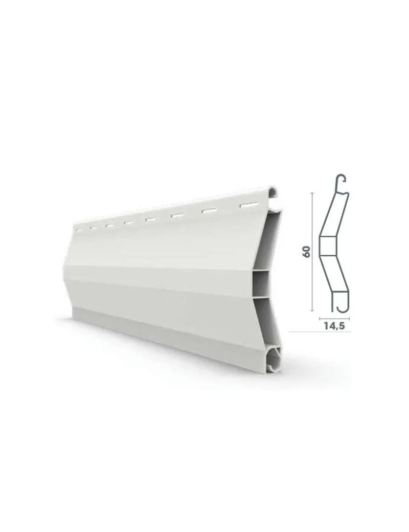 Lame 60mm PVC Blanc 190cm de long